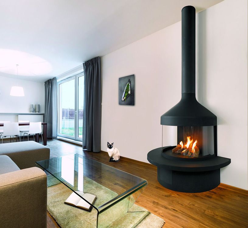 Cheminée à gaz FOCUS "OPTIFOCUS" La maison du chauffage au bois